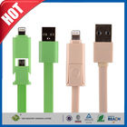 سامسونج / اي فون كابل الهاتف الخليوي USB، كابل الشحن 2 in1 ومايكرو مزامنة البيانات