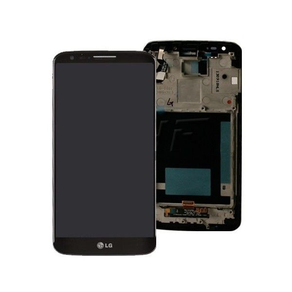 أسود، أبيض 5.2 بوصة LG LCD الشاشة للحصول على استبدال شاشة LG G2 D802 LCD مع الإطار